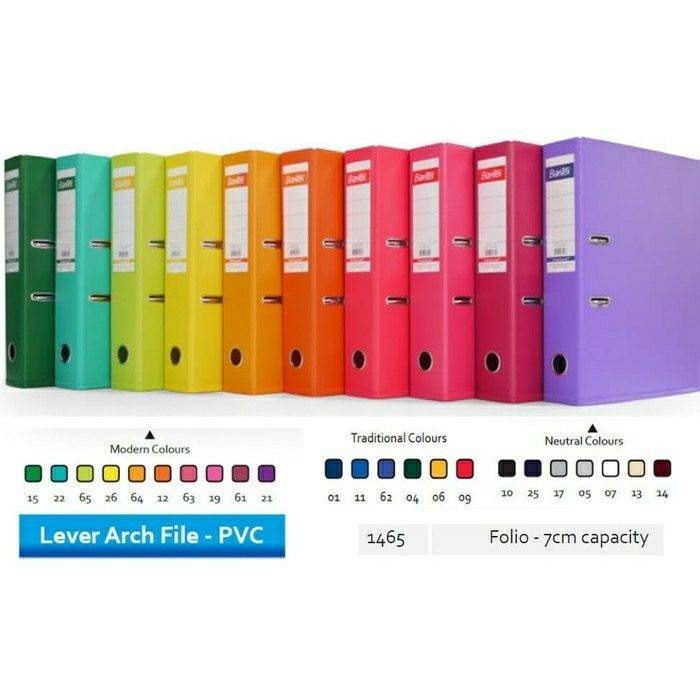 Bantex PVC Arch Lever File (F4) 75mm (1465)